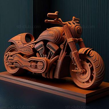 3D мадэль Harley Davidson V Rod Muscle (STL)